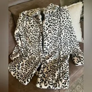 Christian siriano leopard coat sales